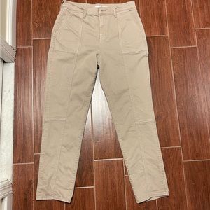 Old Navy cargo sky high straight pants size 10 Tall